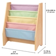 KidKraft Pastel Sling Bookshelf