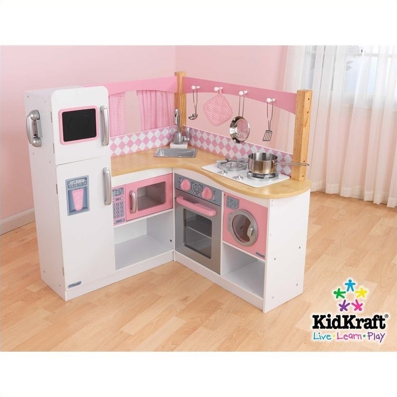 grand gourmet corner play kitchen