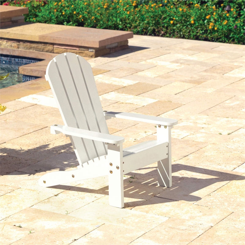 KidKraft Adirondack All-Wood Chair in Honey