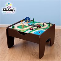 kidkraft airport express espresso table and set