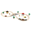 KidKraft Figure 8 Wood Train Set with 38 Pieces Multi-Color
