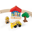 KidKraft Figure 8 Wood Train Set with 38 Pieces Multi-Color