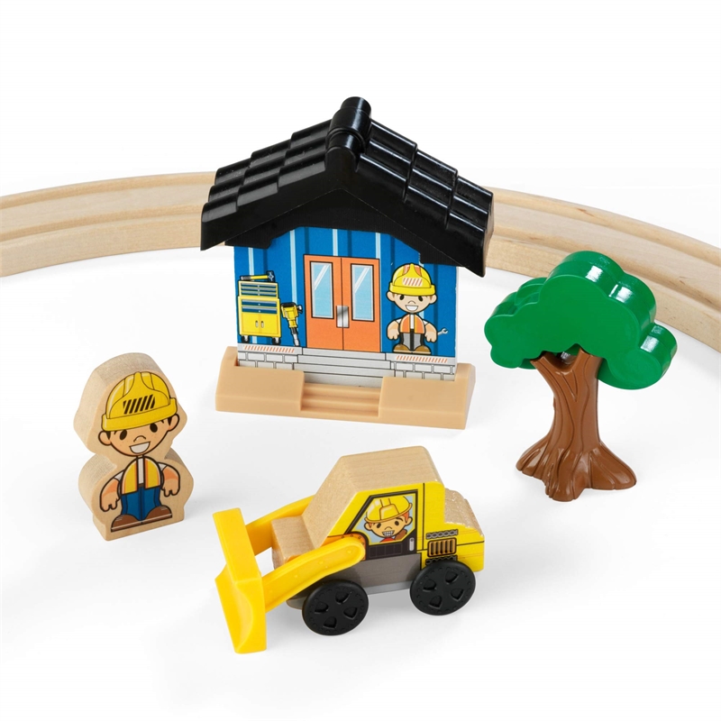 KidKraft Figure 8 Wood Train Set with 38 Pieces Multi-Color
