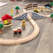 KidKraft Figure 8 Wood Train Set with 38 Pieces Multi-Color