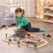KidKraft Bucket Top Mountain 56 Piece Train Set