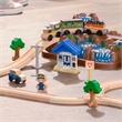 KidKraft Bucket Top Mountain 56 Piece Train Set