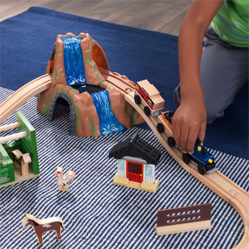 KidKraft Farm Train 75 Piece Set