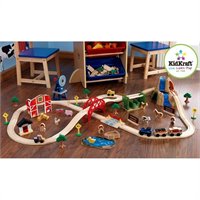 KidKraft Ride Around Town Train Set with Table - 17836 KidKraft Ride Around Town Train Set with Table - 17836