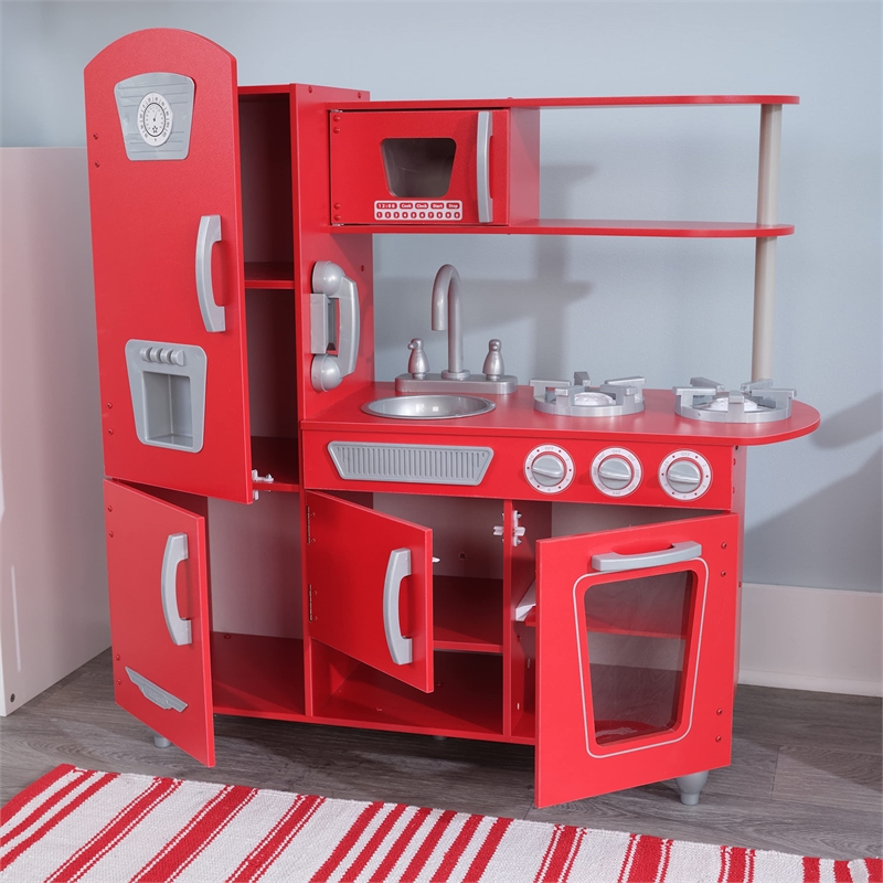 KidKraft Vintage Play Kitchen in Red