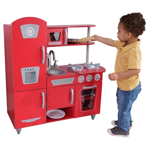 KidKraft Vintage Play Kitchen in Red