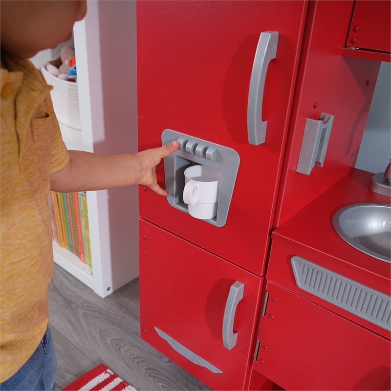 KidKraft Vintage Play Kitchen in Red