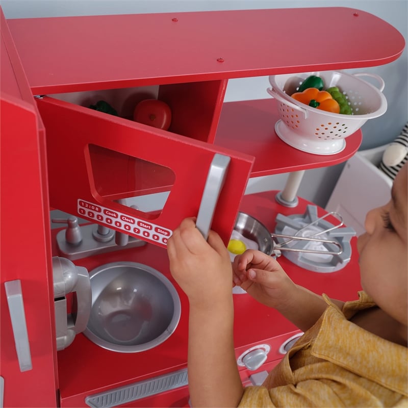 KidKraft Vintage Play Kitchen in Red