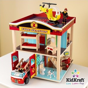kidkraft fire station set
