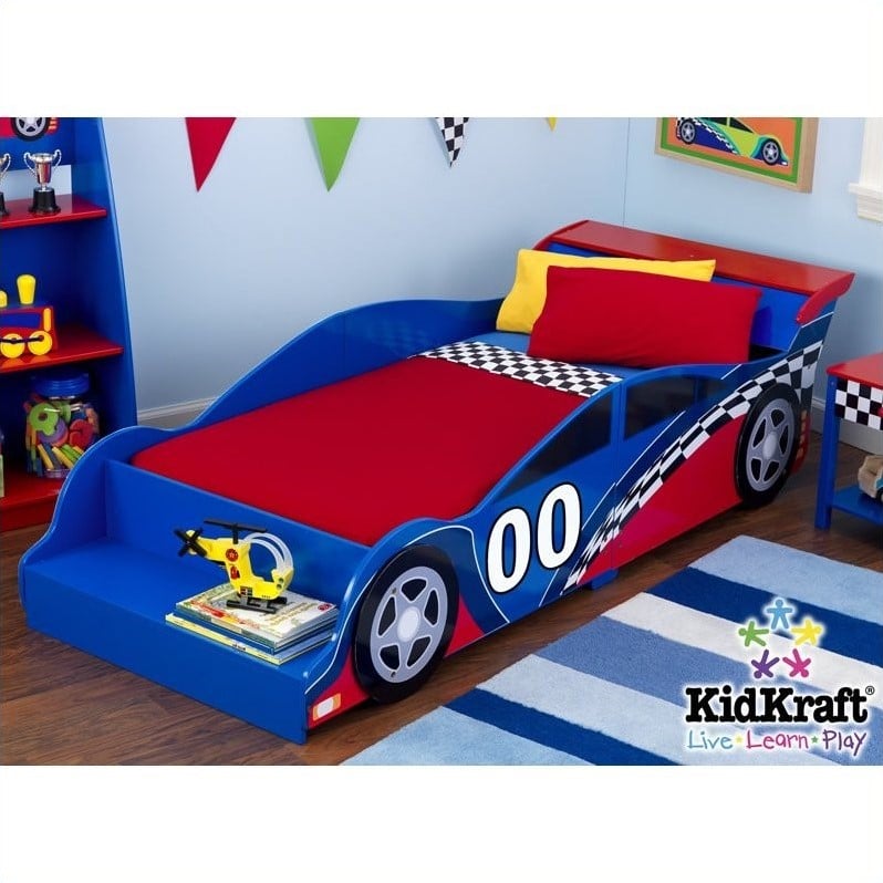 Kidkraft Racecar Toddler Bed Cymax, Race Car Toddler Bed Frame