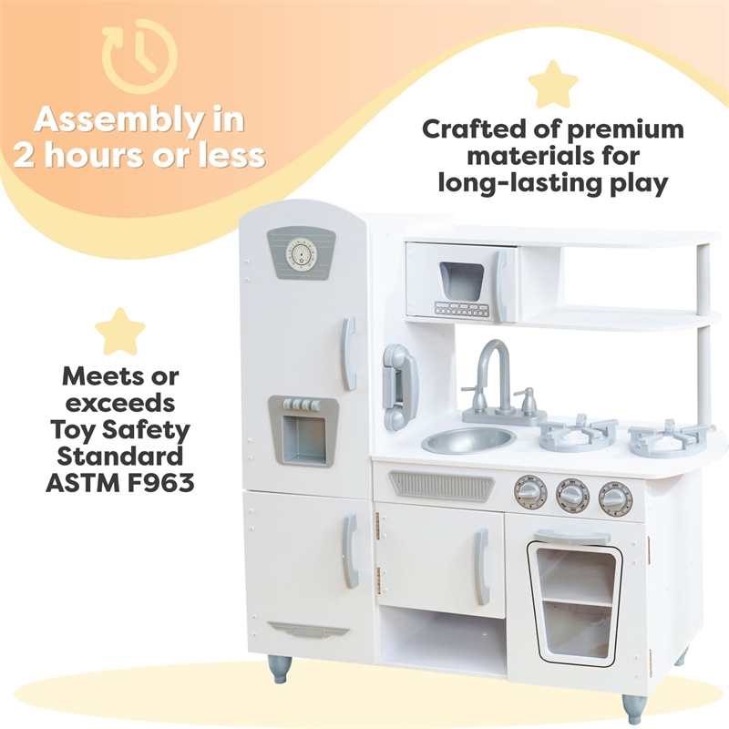 KidKraft White Vintage Play Kitchen