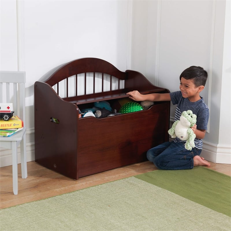 KidKraft Limited Edition Toy Box in Espresso