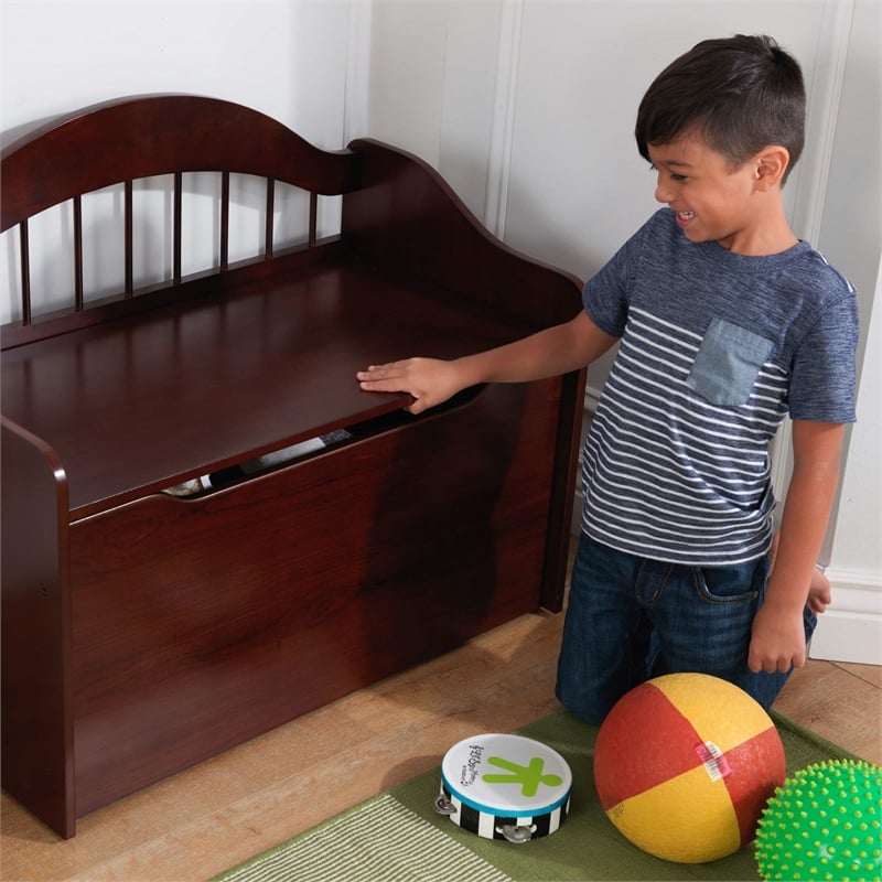 KidKraft Limited Edition Toy Box in Espresso