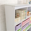 KidKraft Wall Storage Unit with Bins in White