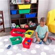 KidKraft Wall Storage Unit with Bins in Espresso