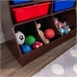 KidKraft Wall Storage Unit with Bins in Espresso