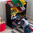 KidKraft Sort it and Store It Bin Unit in Espresso
