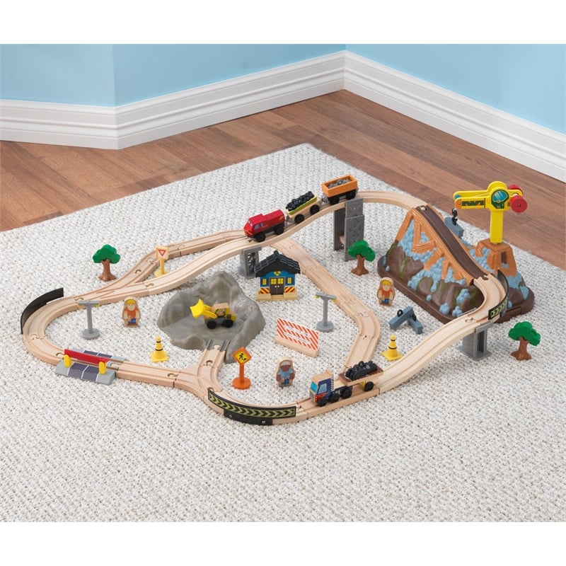 KidKraft Bucket Top Construction Train Set