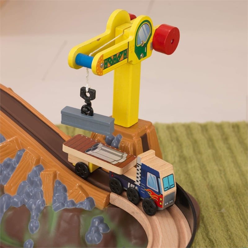 KidKraft Bucket Top Construction Train Set