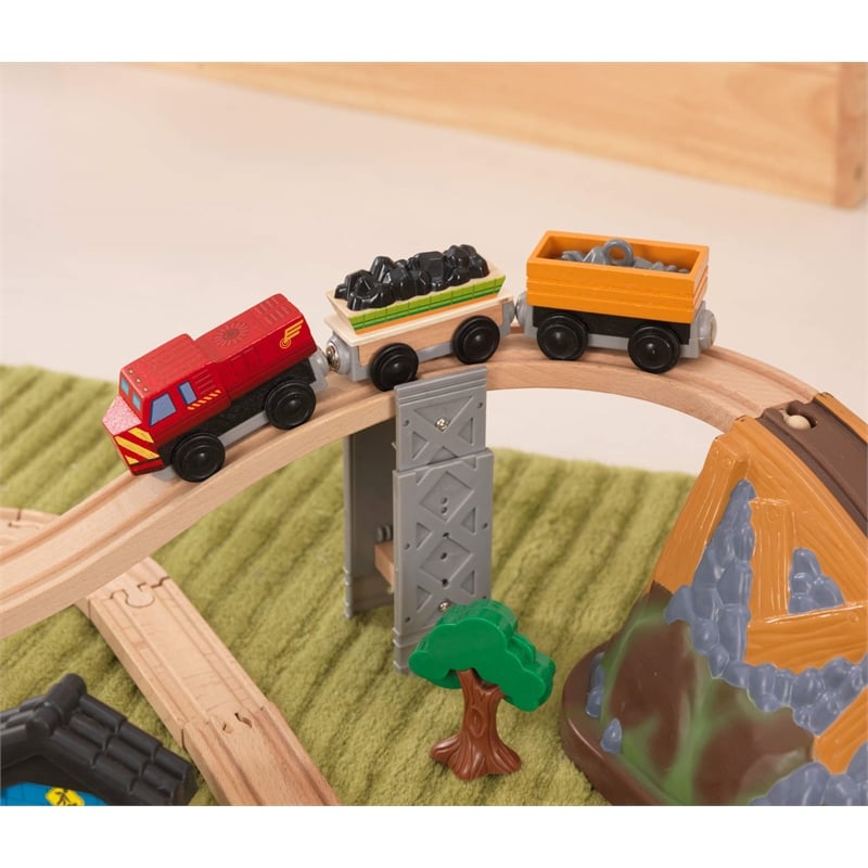 KidKraft Bucket Top Construction Train Set