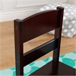 KidKraft Rectangle Table and Chair Set in Espresso