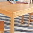 KidKraft Rectangle Table and Chair Set in natural