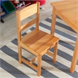 KidKraft Rectangle Table and Chair Set in natural
