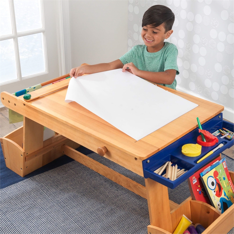 KidKraft Art Table with Drying Rack and Storage