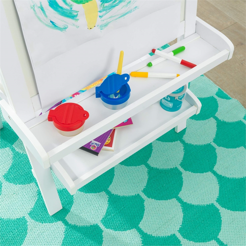 Kidkraft Deluxe Wood Easel in White