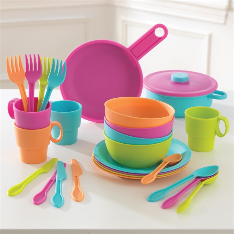 Kidkraft 27 Piece Bright Cookware Set