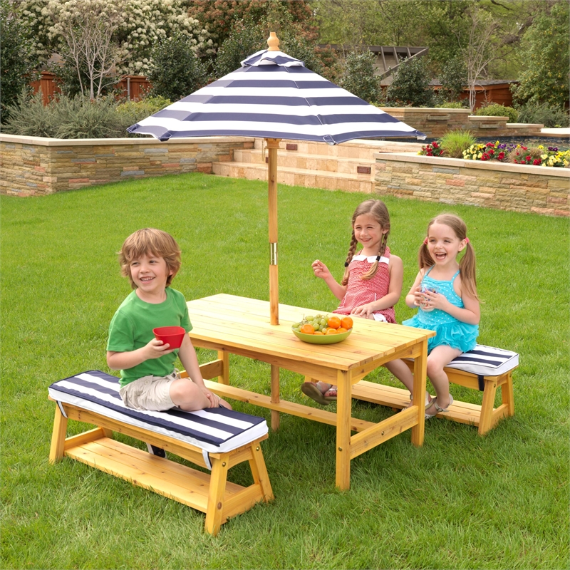 KidKraft Outdoor Table and Bench Set