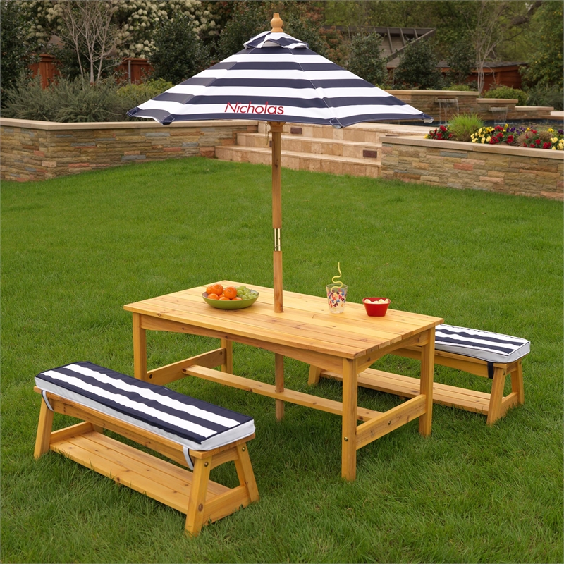 KidKraft Outdoor Table and Bench Set