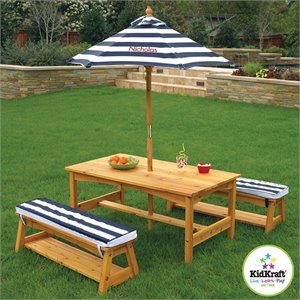 KidKraft Outdoor Table and Bench Set