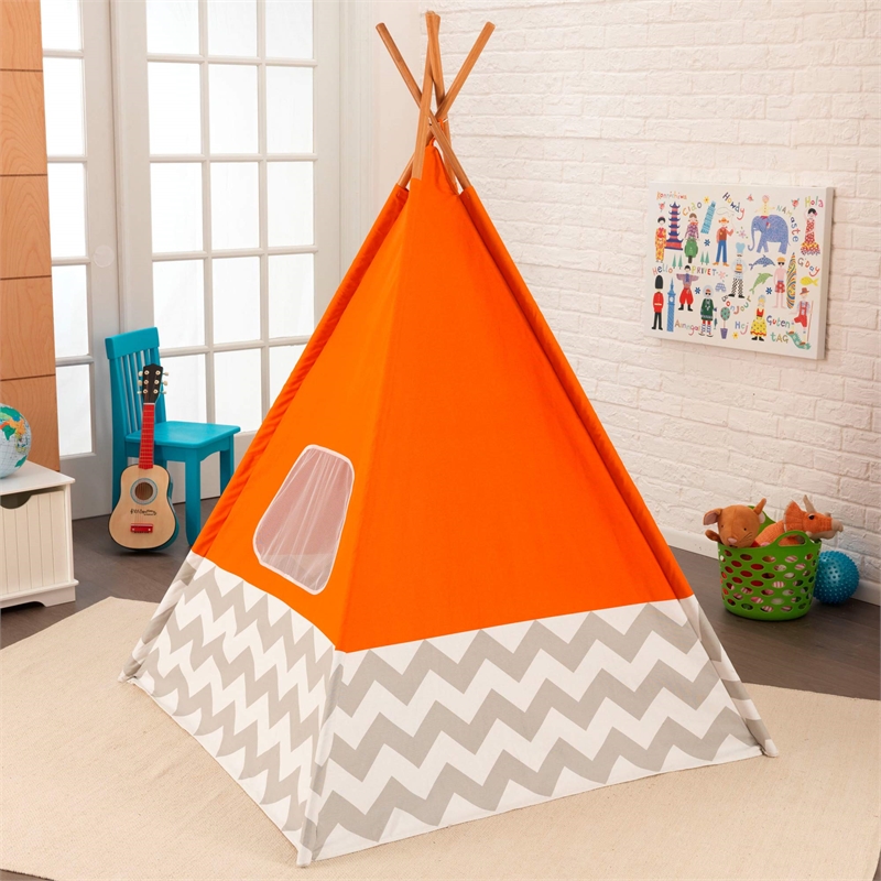 KidKraft Teepee Tent in Orange