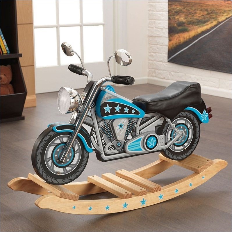 Kidkraft Star Studded Rocking Motorcycle - 10018