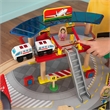 KidKraft Airport Express Train Set and Table in Espresso