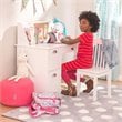 KidKraft Kids Writing Desk and Chair in White