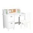 KidKraft Kids Writing Desk and Chair in White