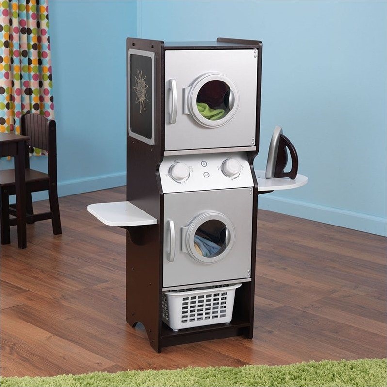 KidKraft Laundry Play Set in Espresso 63283