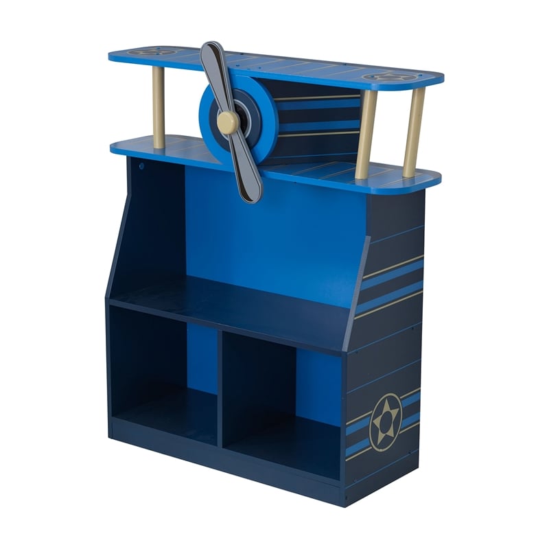 KidKraft Airplane Bookcase in Blue