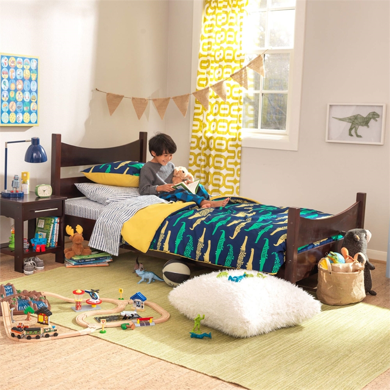 KidKraft Addison Twin Poster Bed in White