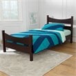 KidKraft Addison Twin Poster Bed in Espresso