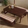 KidKraft Outdoor Table and Bench Set in Espresso