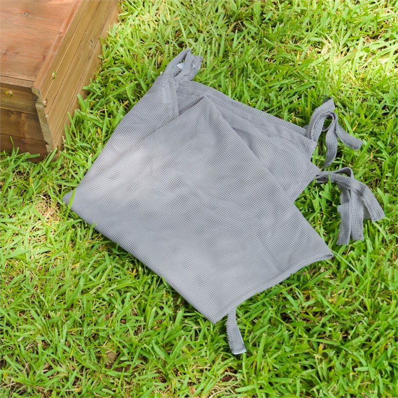 KidKraft Backyard Sandbox in Espresso