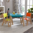 KidKraft Modern Table and 2 Chair Set in Multi-Color