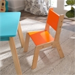 KidKraft Modern Table and 2 Chair Set in Multi-Color
